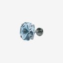 Jellyfish-Cut Cubic Zirconia flat back earrings