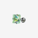 Sparkling Sugar Cube flat back earrings
