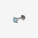 Chubby Star-Glitter flat back earrings