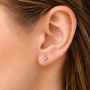 Chubby Star-Glitter flat back earrings