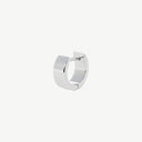 Chunky Wide Band Huggie 18K Gold Plated Titanium Hoop Earrings