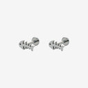 Classic Icons Titanium Flat Back Earrings