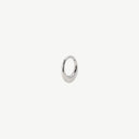 Crescent Moon Huggie Titanium Hoop Earrings