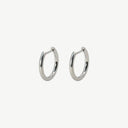 D-Shape INS Huggie Titanium Hoop Earrings