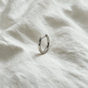 D-Shape INS Huggie Titanium Hoop Earrings