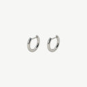 D-Shape INS Huggie Titanium Hoop Earrings