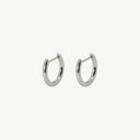 D-Shape INS Huggie Titanium Hoop Earrings