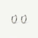 D-Shape INS Huggie Titanium Hoop Earrings