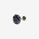 Dazzling Rose Cut flat back earrings