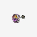 Dazzling Rose Cut flat back earrings