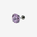 Dazzling Rose Cut flat back earrings