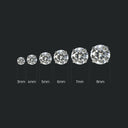 High-sparkle 5A Grade CZ Titanium Flat Back Earrings