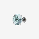 Jellyfish-Cut Cubic Zirconia flat back earrings