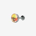 Large Opal flat back earrings