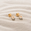 Little Daisy flat back earrings