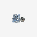 Sparkling Sugar Cube flat back earrings