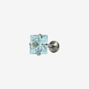 Sparkling Sugar Cube flat back earrings