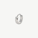 Wide Chunky Conch Huggie Titanium Hoop Earrings
