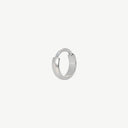 Wide Dome Huggie 18K Gold Plated Titanium Hoop Earrings