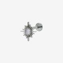 Starburst Gemstone flat back earrings